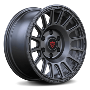 Custom 1 piece forged wheel in black finish, designed for high-performance vehicles and ideal for Toyota truck wheels.